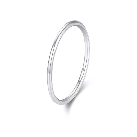 Anel Liso Minimalista em Prata 925